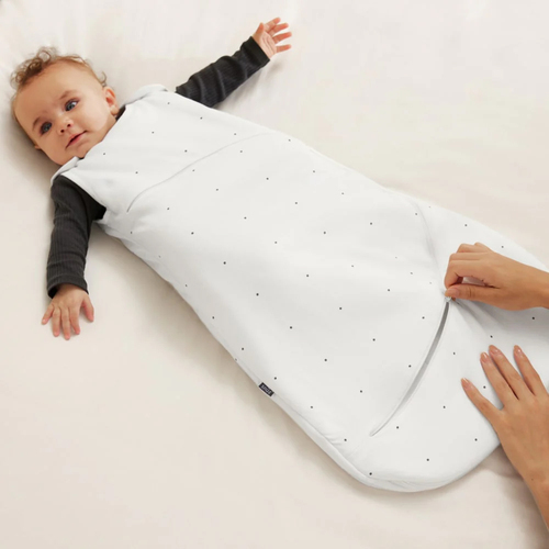 Snüz SnuzPouch Schlafsack 2.5 TOG, White/Dot