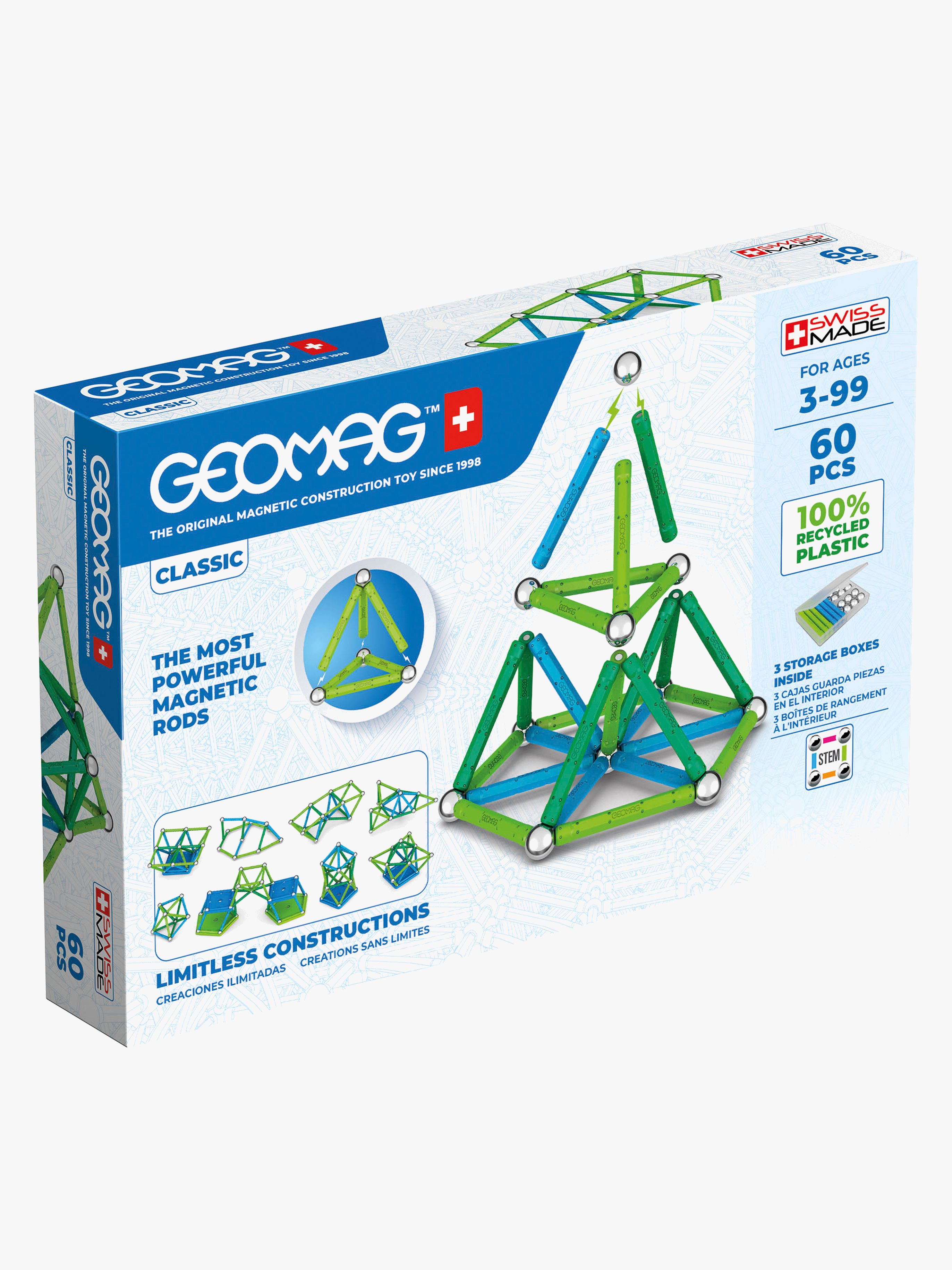 Geomag Classic Recycled Bausatz 60 Teile