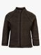 Mikk-Line Wollfilz-Jacke Baby, Dark Brown Melange