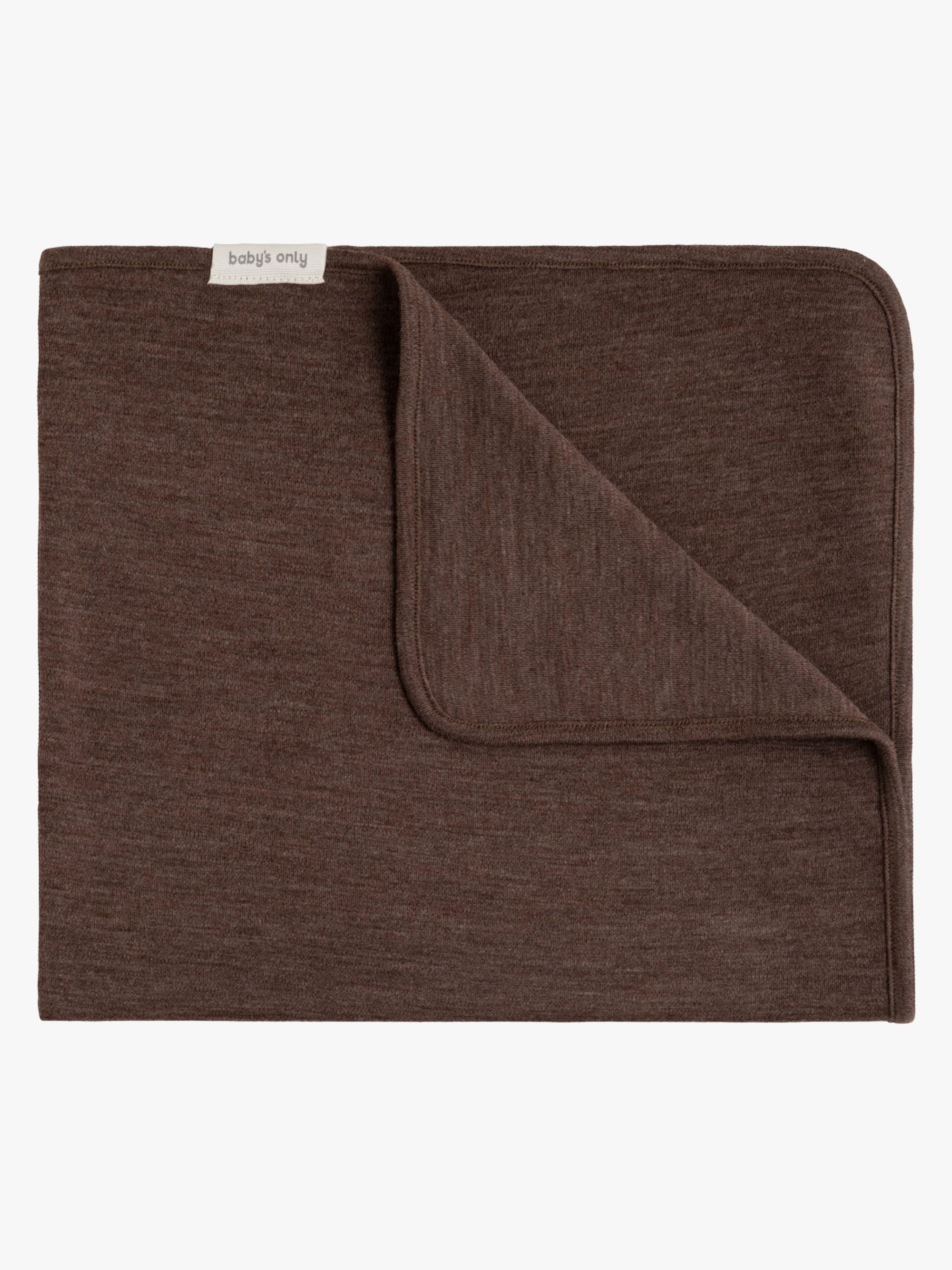 Cot Decke Merinowolle TOG 0.5, Fine Taupe