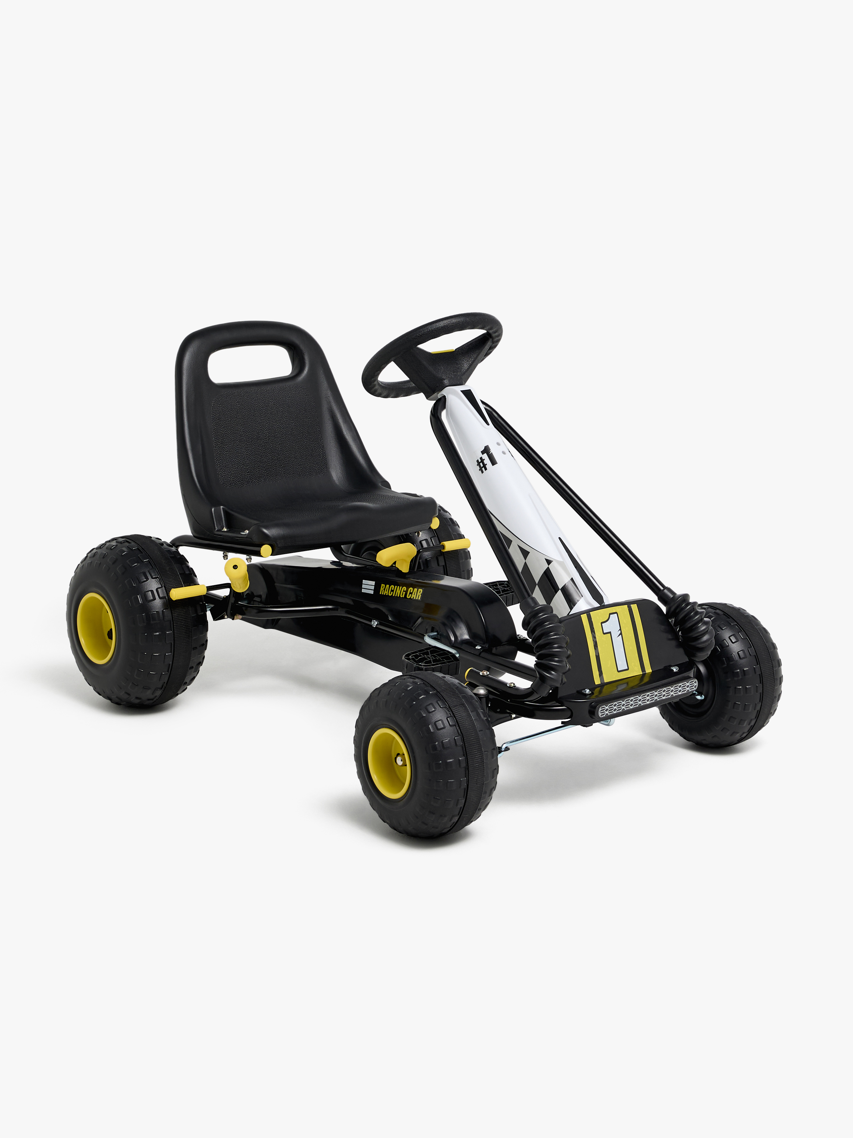 Alex's Garage Pedal-Go-Kart mit Kunststoffrädern