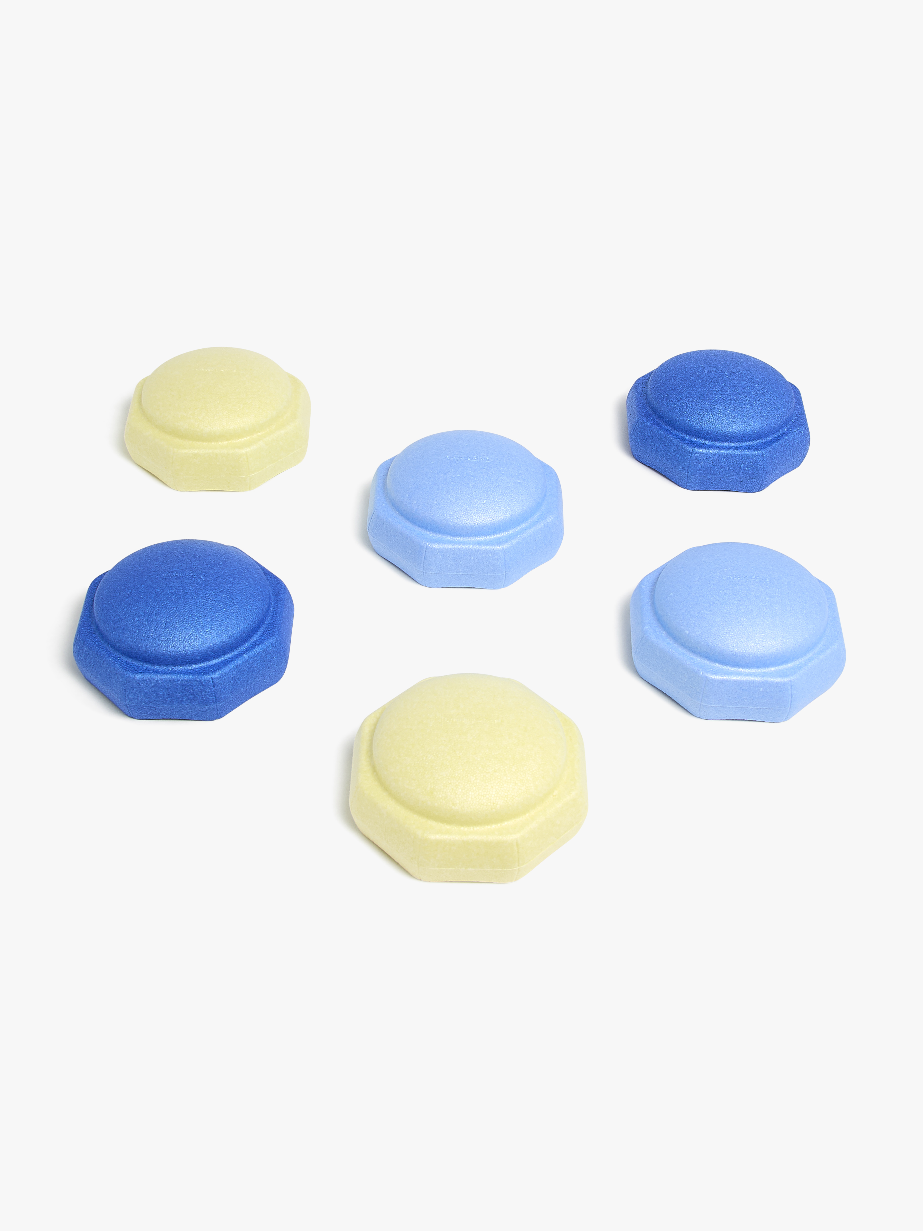 JLY Balancesteine 6er-Pack, Blau