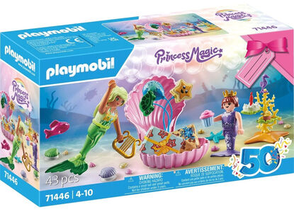 Playmobil 71446 Princess Magic Baukasten Meerjungfrauen-Geburtstagsparty