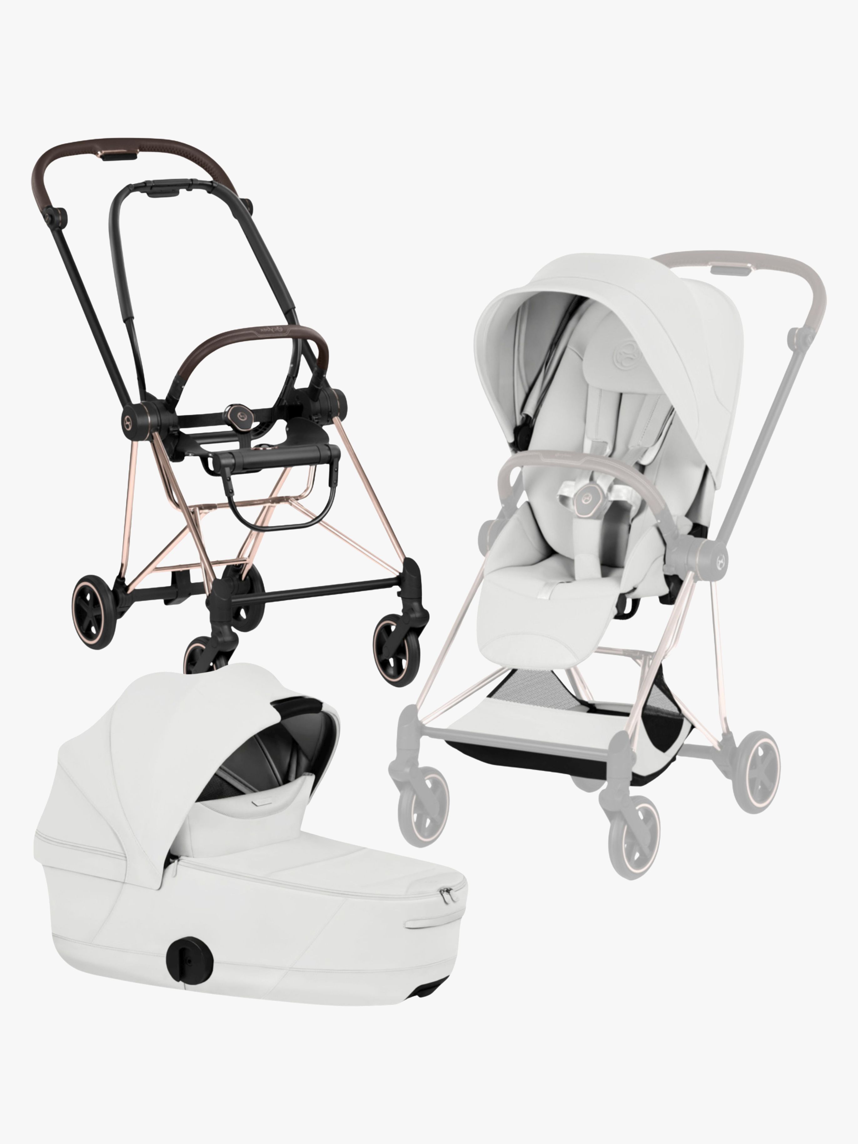 Cybex Mios Style Kombikinderwagen, Rosegold/Off White