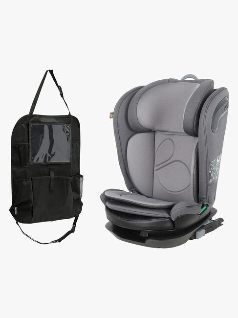 Beemoo Reform ISOFIX Kindersitz inkl. Smart Organizer, Mineral Grey