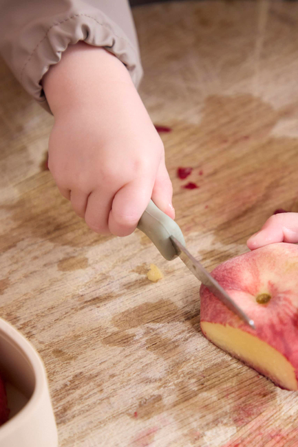 FILIBABBA Kindermesserset 2er-Pack, Powder Blue/Green