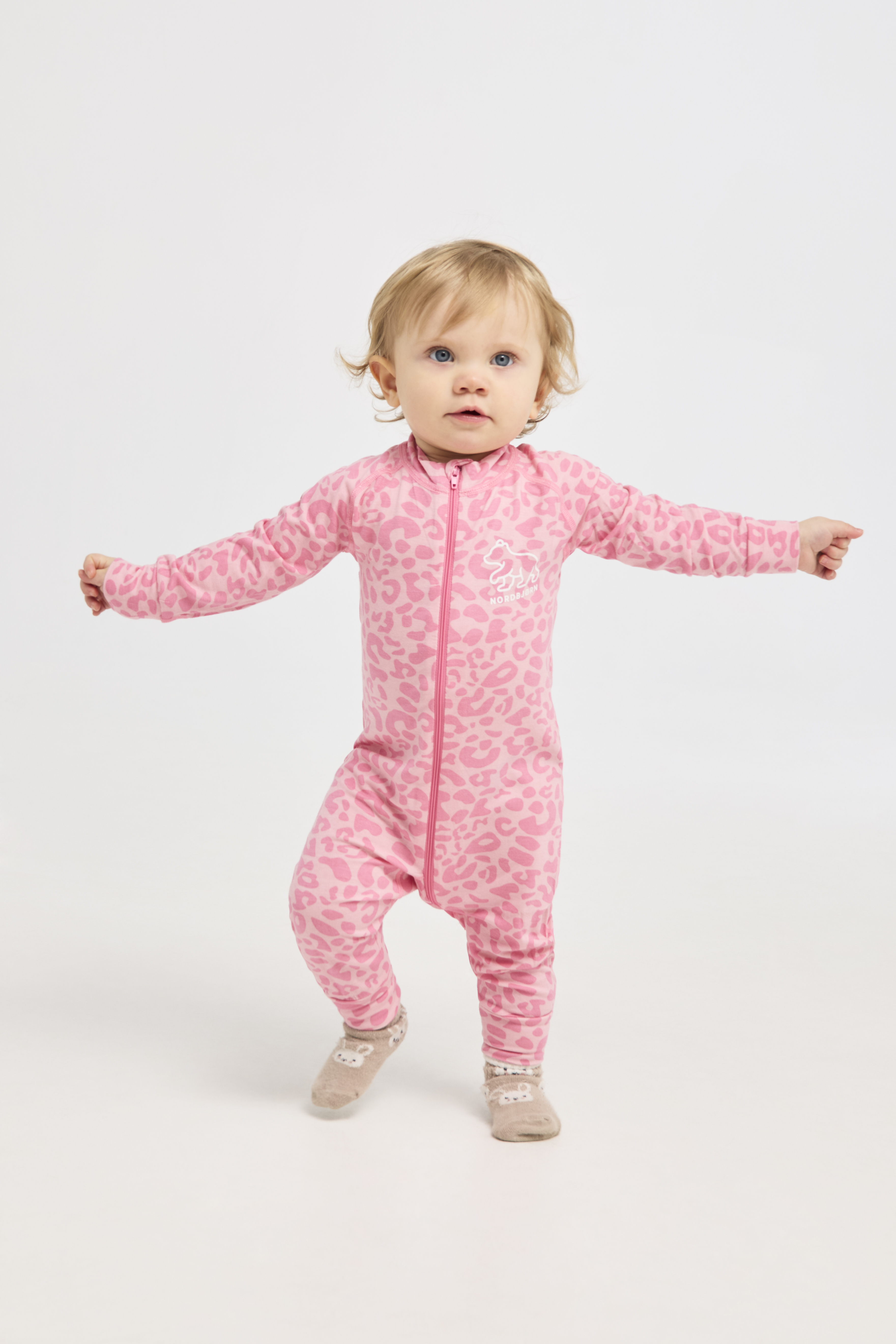 Nordbjørn Moritz Thermounterwäsche-Einteiler Bamboo, Leo Pink, 92