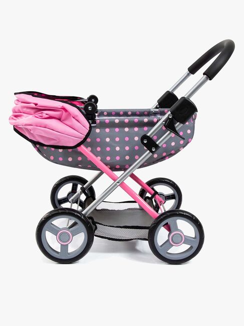 Bayer Design Puppenwagen Cosy, Grau/Rosa
