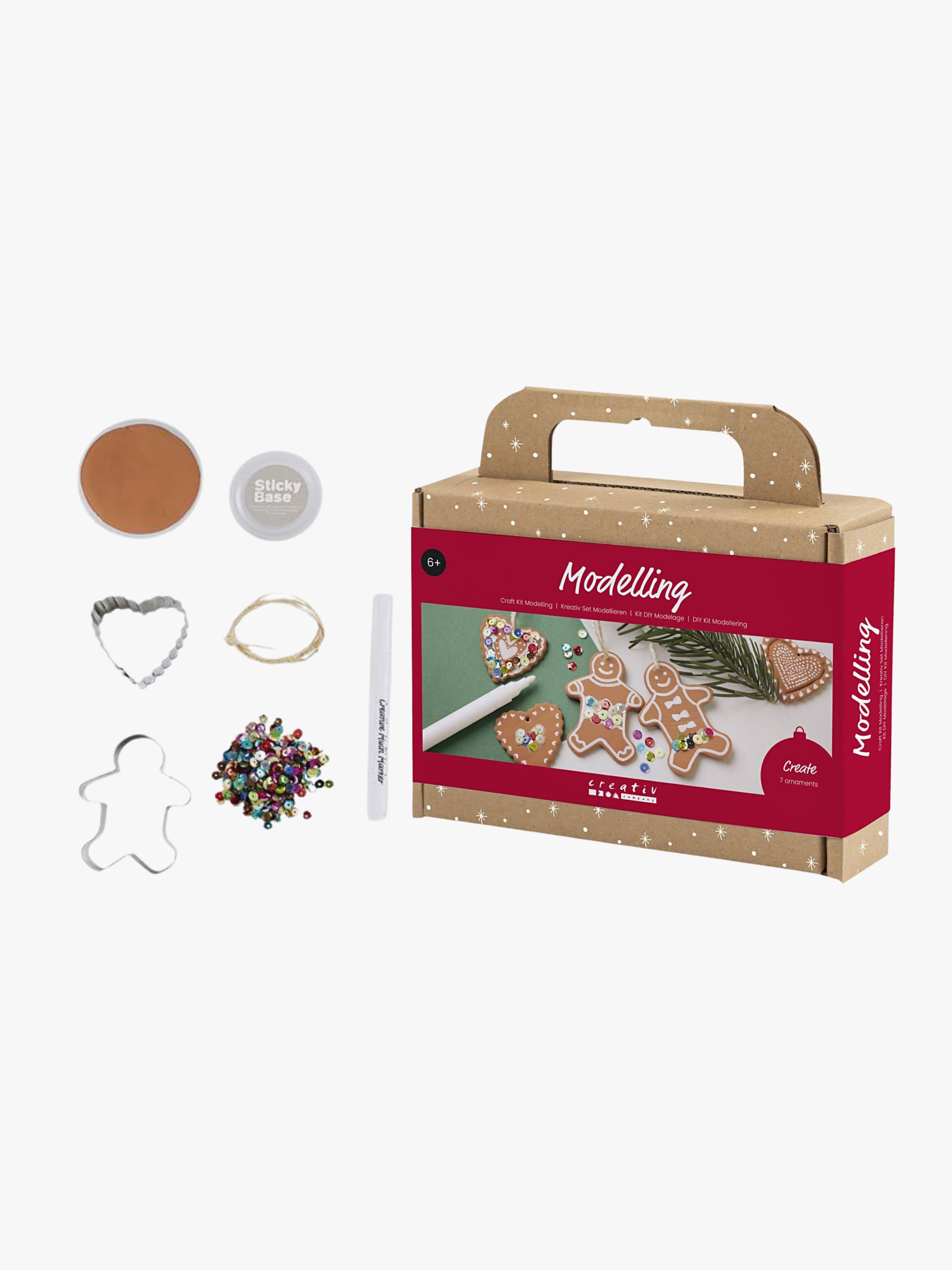 DIY Kreativset Modelliermasse Lebkuchenfiguren