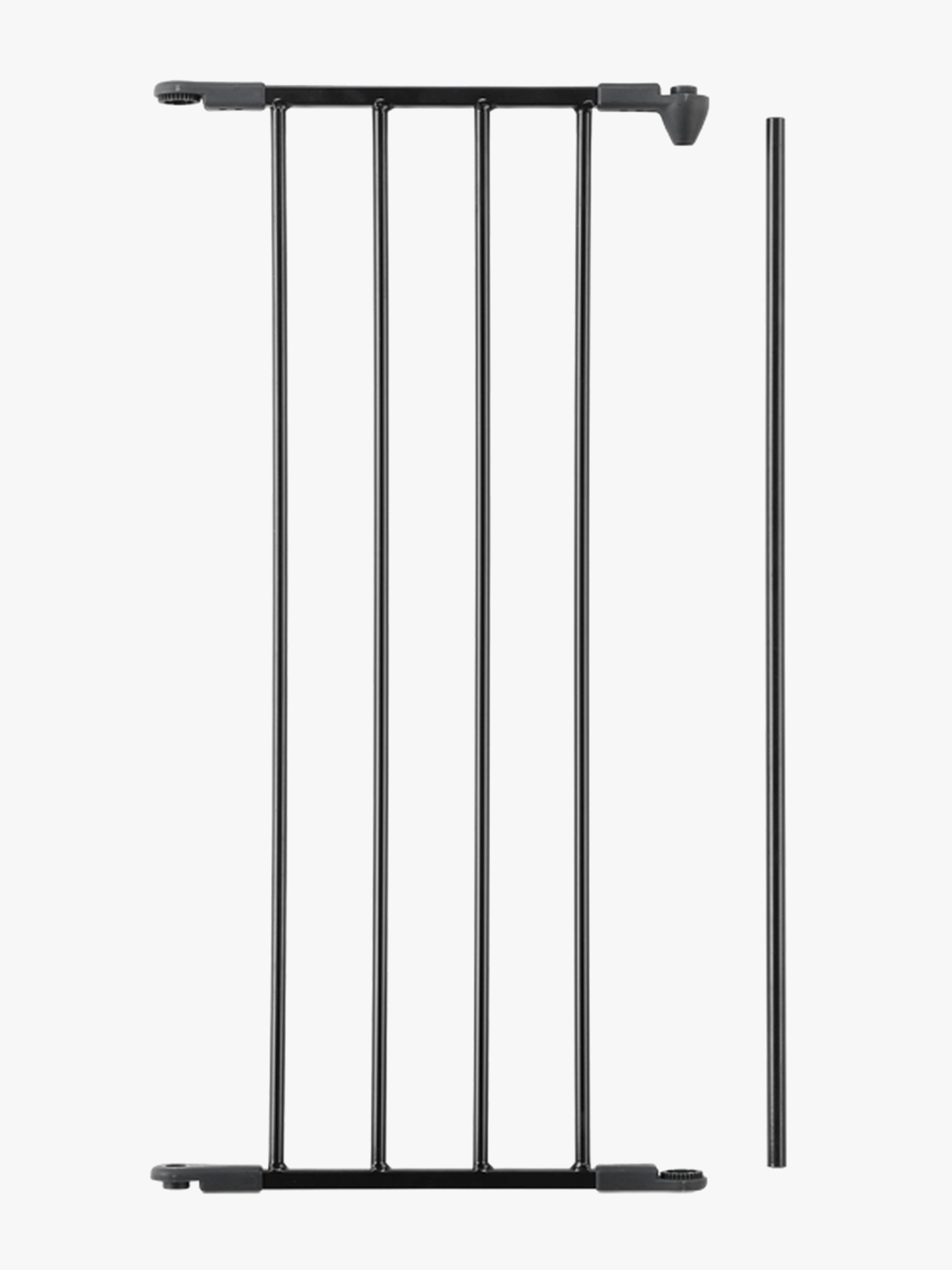 BabyDan Verlängerung Kinderschutzgitter Flex Medium 33 cm, Schwarz