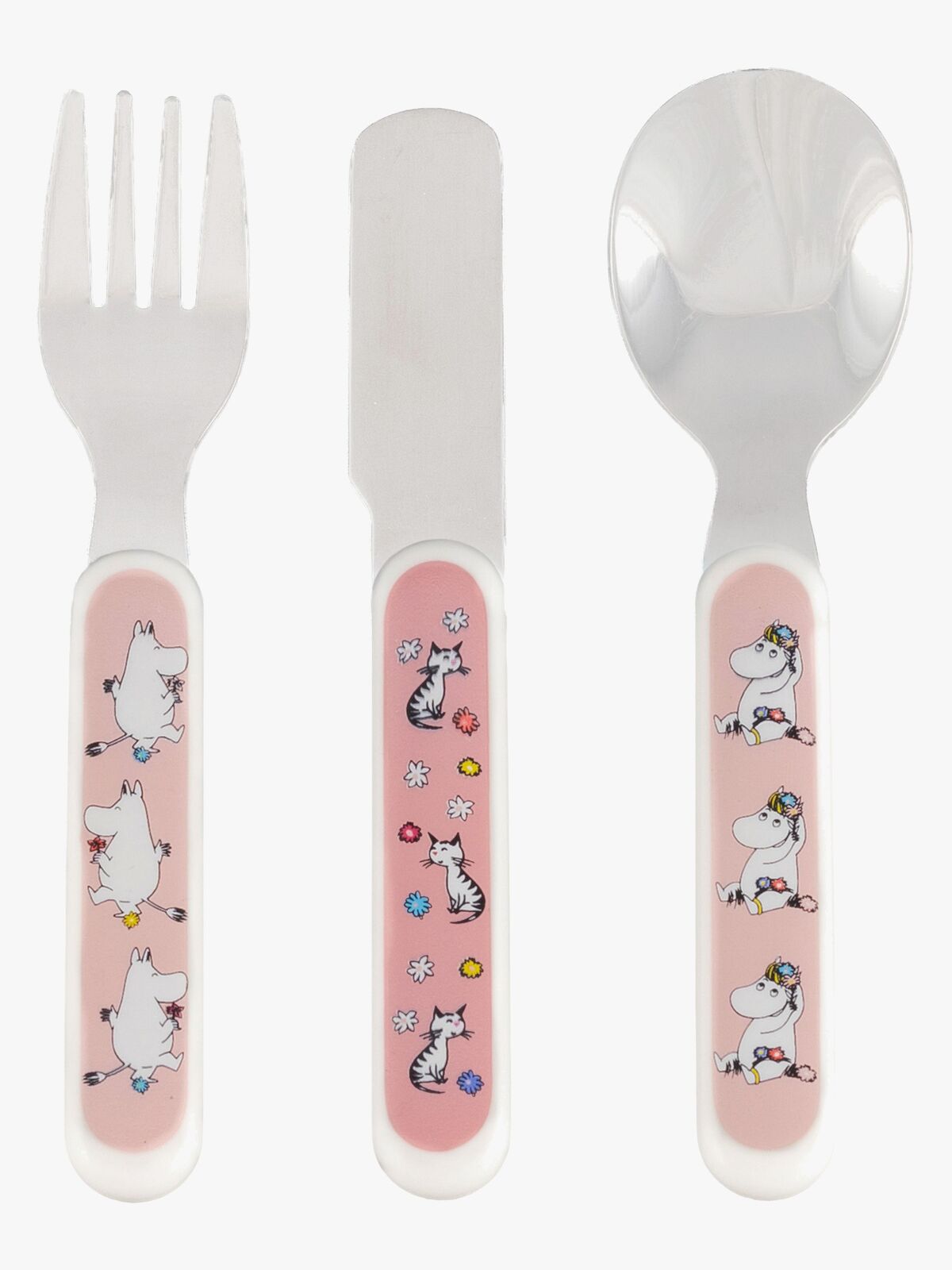Mumin Wiese Kinderbesteck, Rosa