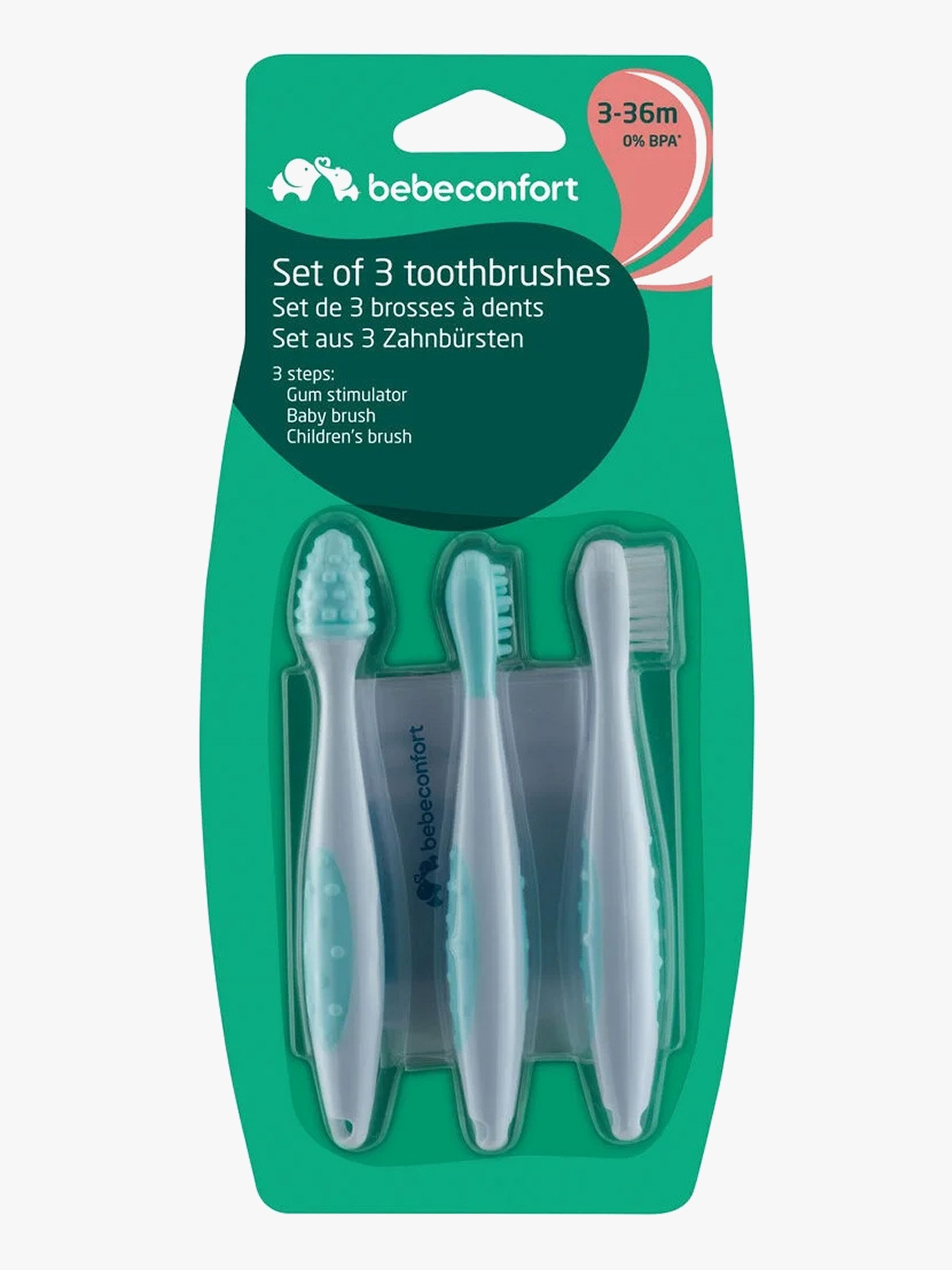 Bebeconfort Growing Baby Zahnbürsten Set