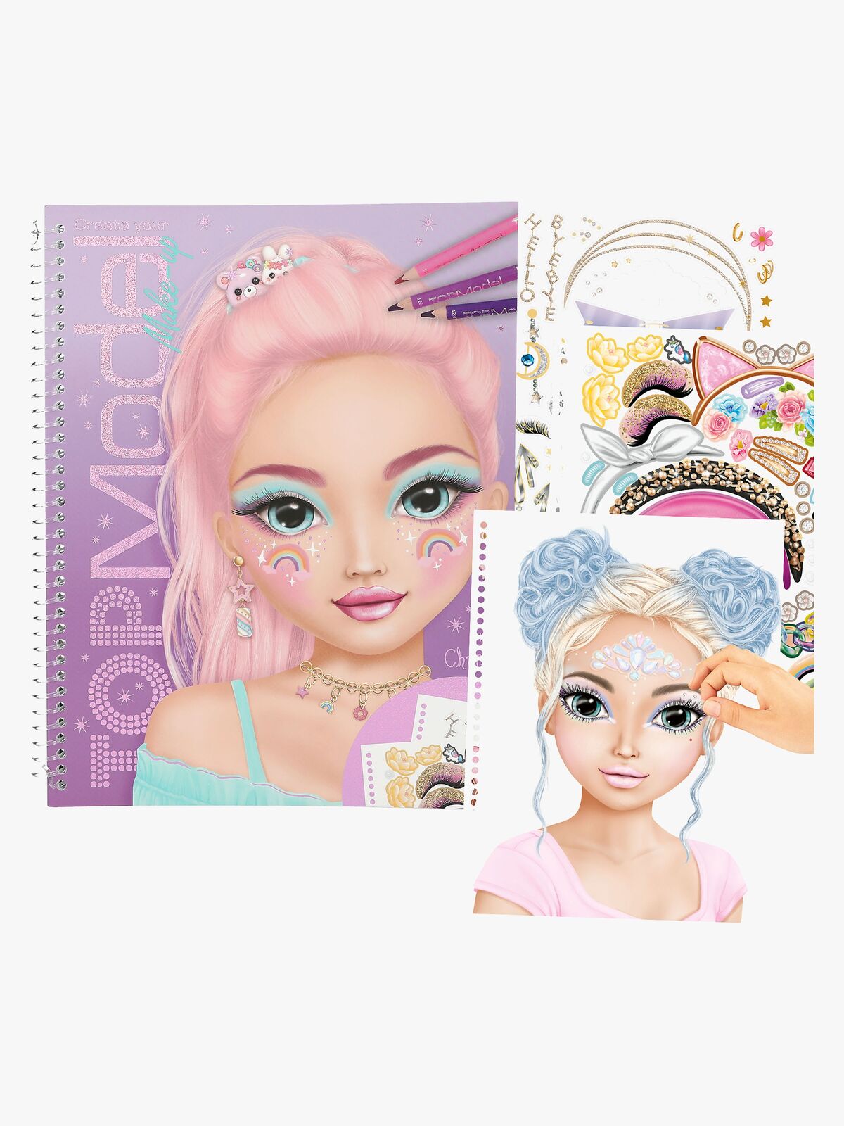 TOPModel Malbuch Create Your Glam Look