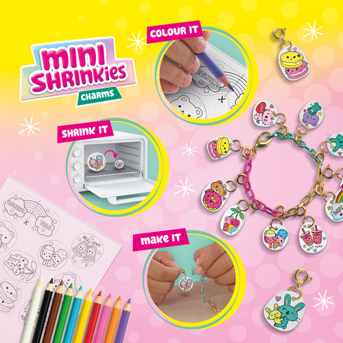 SES Creative Mini Shrinkies Bastelset Anhänger BFF
