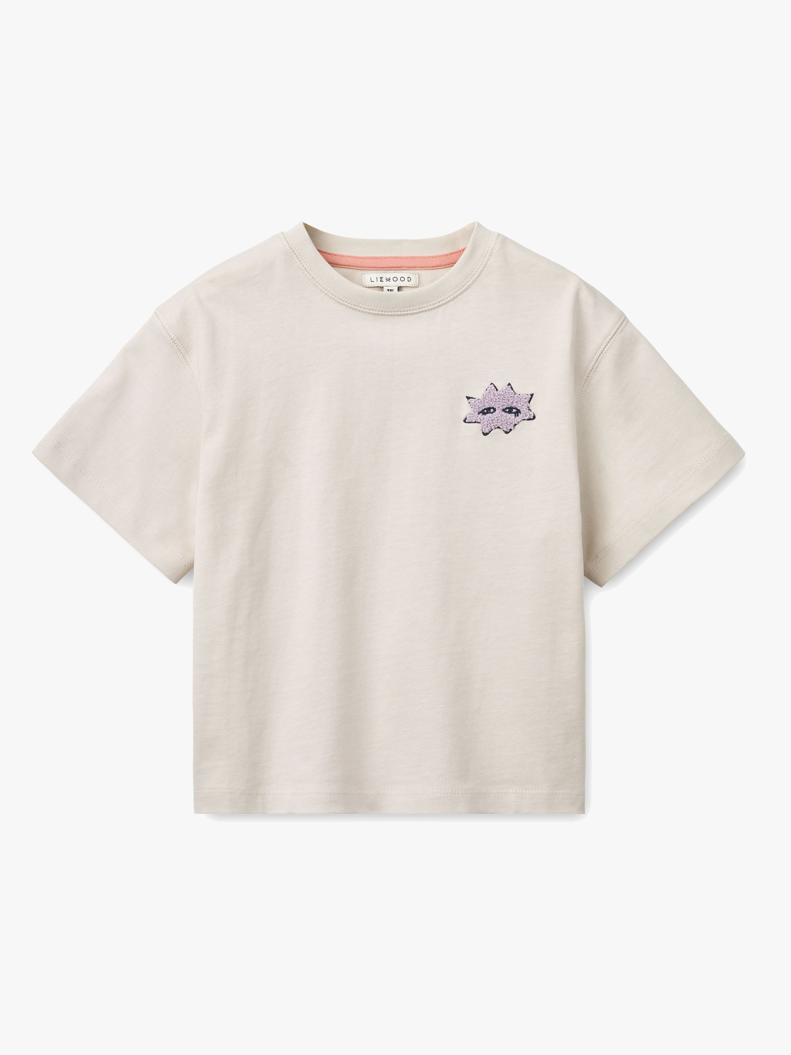 LIEWOOD Tyler Placement T-Shirt, Mood/Sandy, 98-104