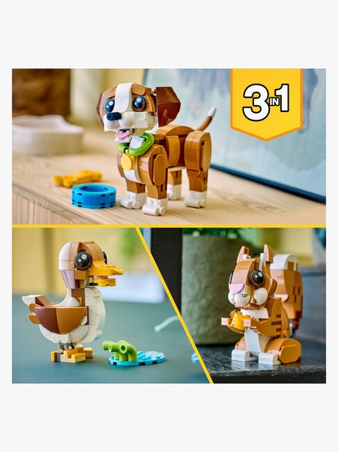 LEGO Creator 31382 Niedliche Tiere: Verspielter Welpe