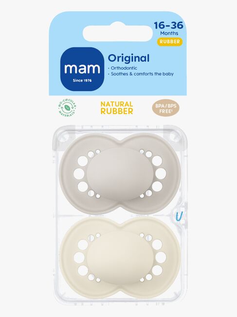 MAM Original Naturkautschuk Schnuller 16-36m, Neutral