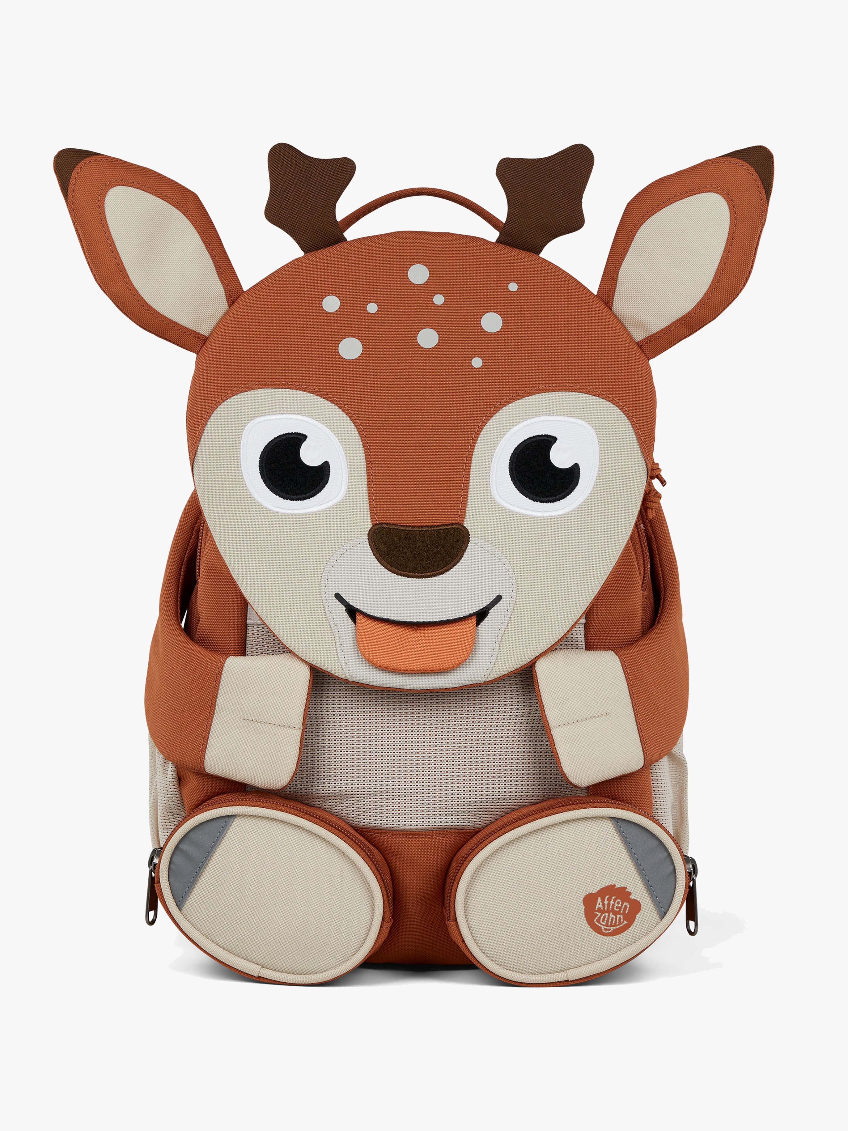 Affenzahn Large Friend Kinder Rucksack 8L, Reh, Kindergartenrucksack