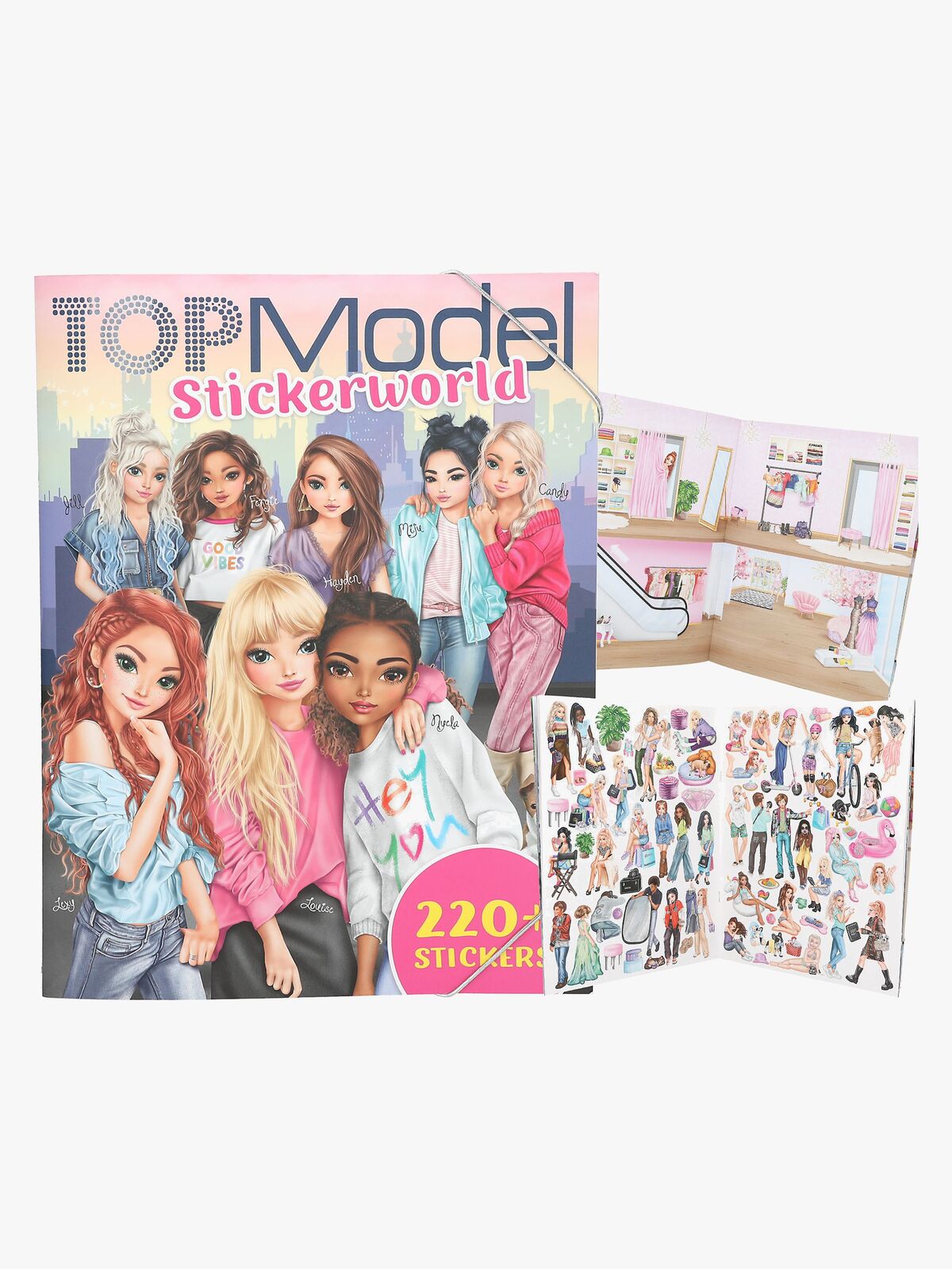TOPModel Stickerworld Stickerbuch