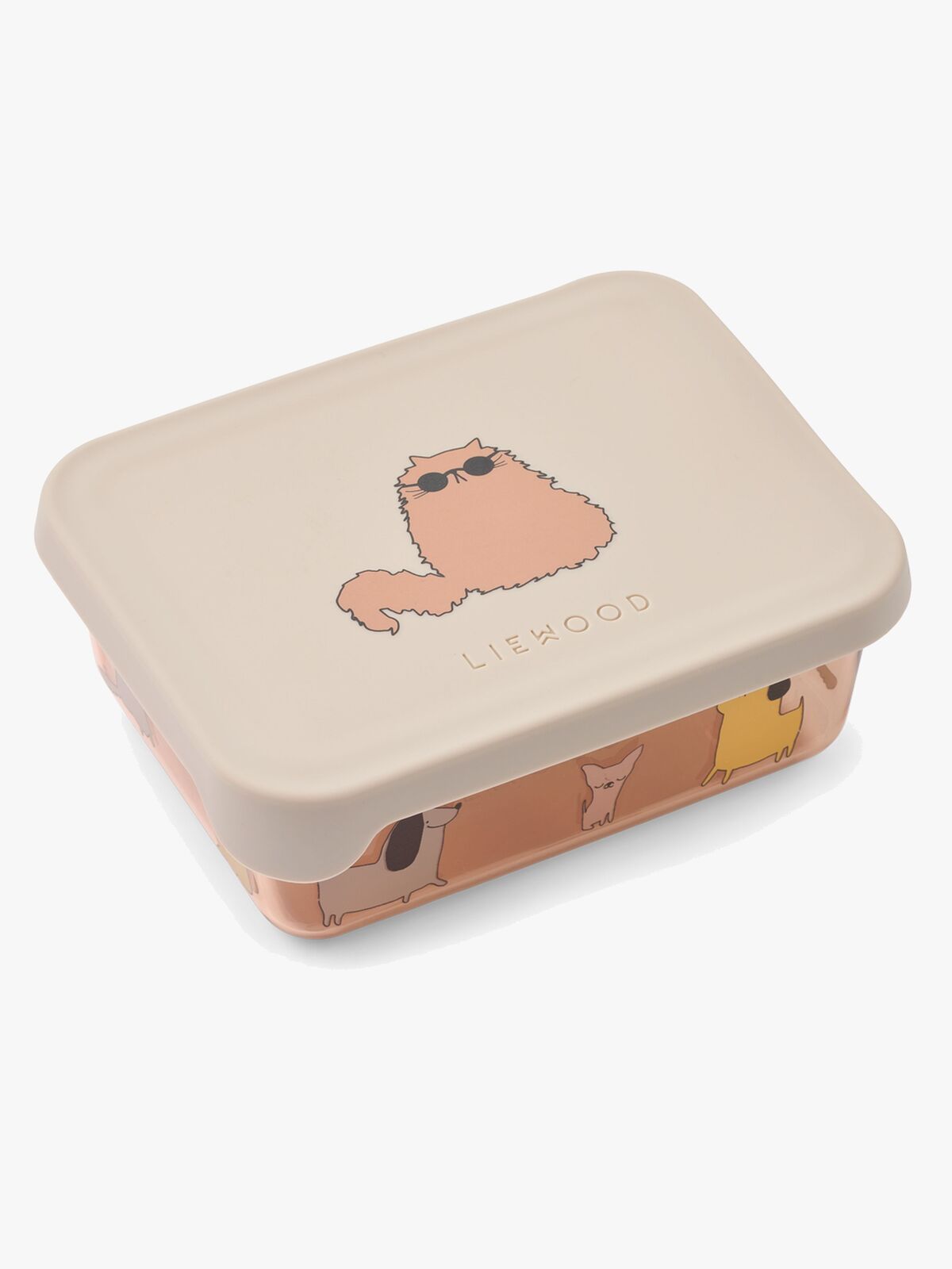 LIEWOOD Ako Tritan Brotdose, Cats & Dogs/Sandy