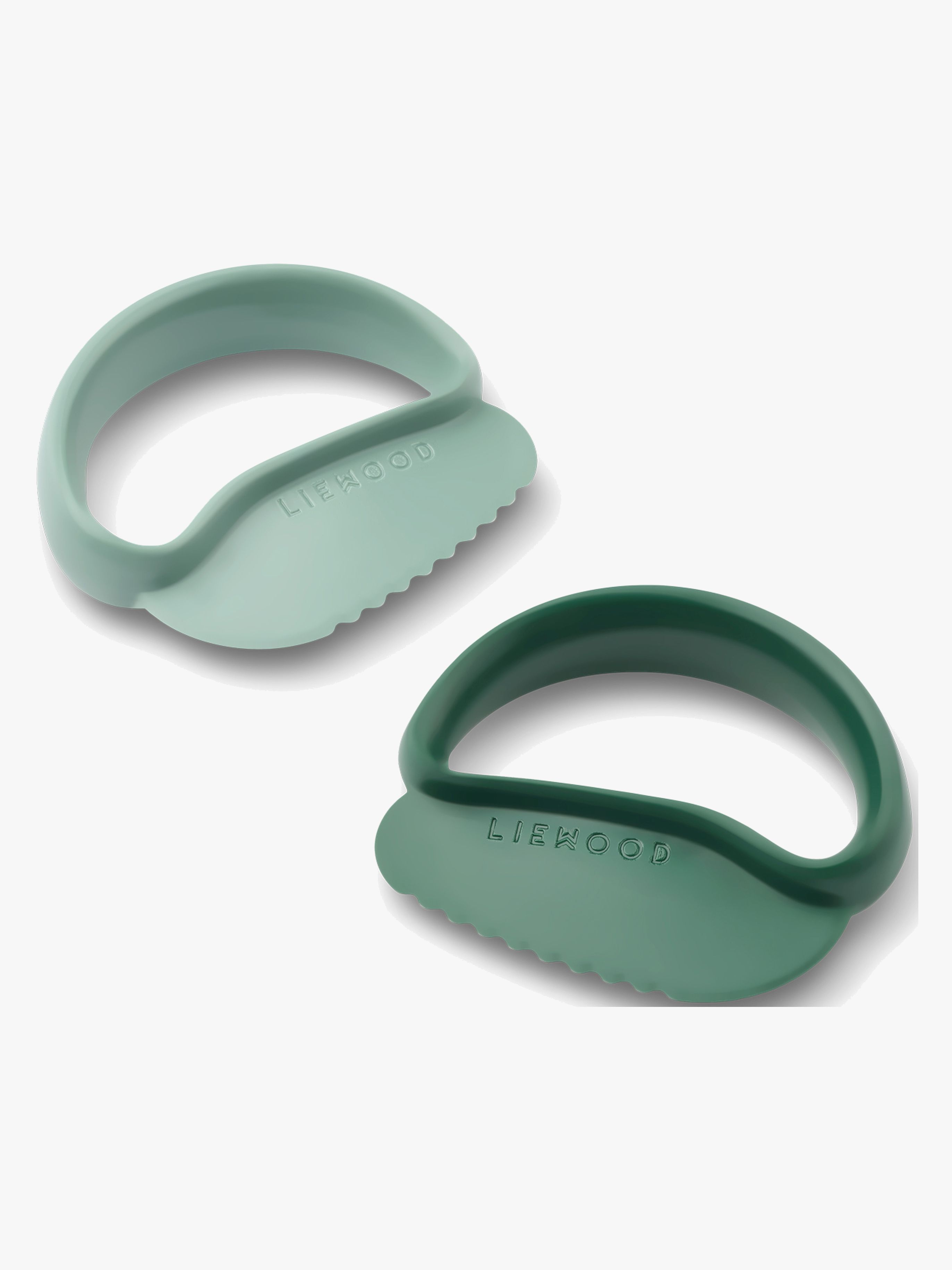 LIEWOOD Riven Toddler Safe Messer 2er-Pack, Peppermint/Garden green