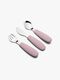 nuuroo Jana Besteck Set 3er-Pack, Woodrose