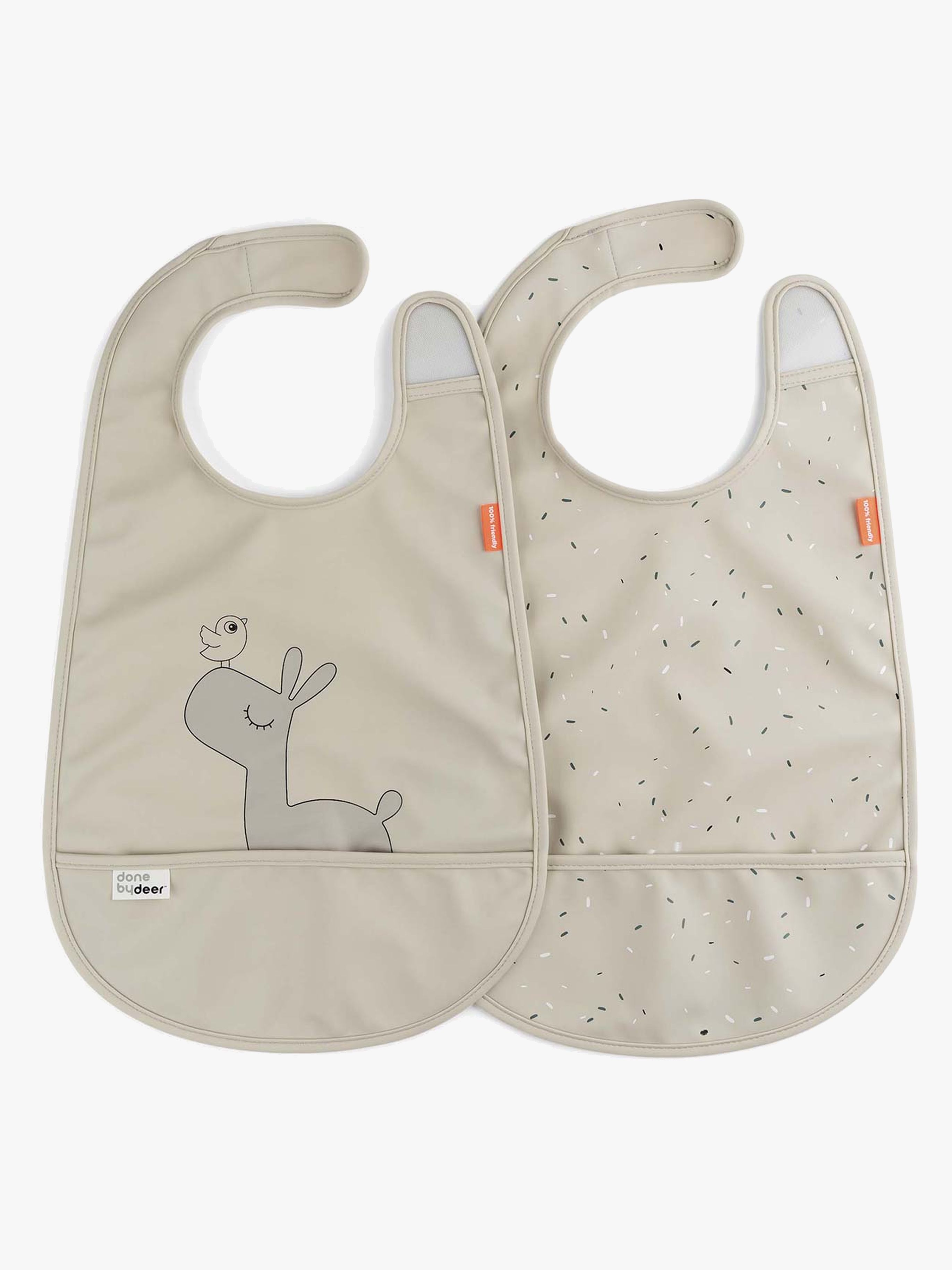 Lalee 2er-Pack Lätzchen, Sand