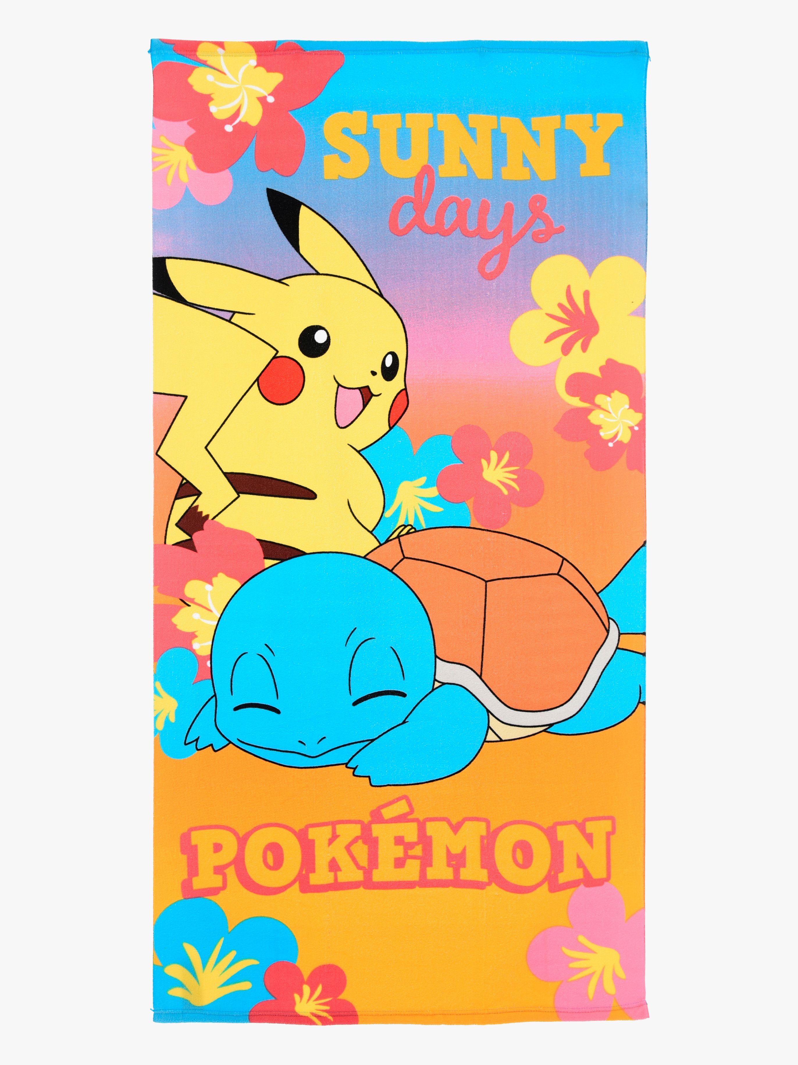 Pokémon Strandhandtuch, Mehrfarbig