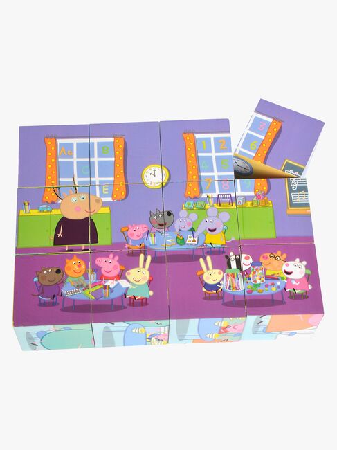 Peppa Wutz Würfelpuzzle 12 Teile, 16x12 cm