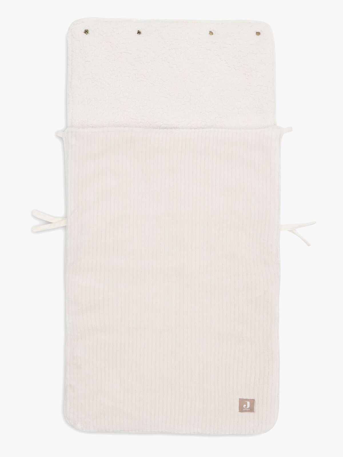 Jollein Mini-Fußsack, Cloudy Rib Oatmeal