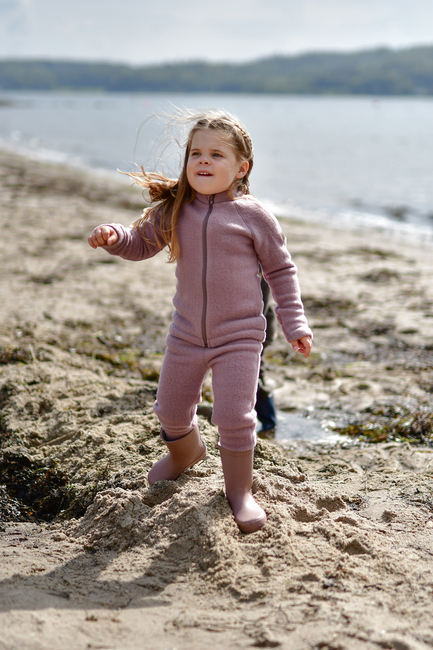Mikk-Line Wollfilz-Hose Baby, Twilight Mauve