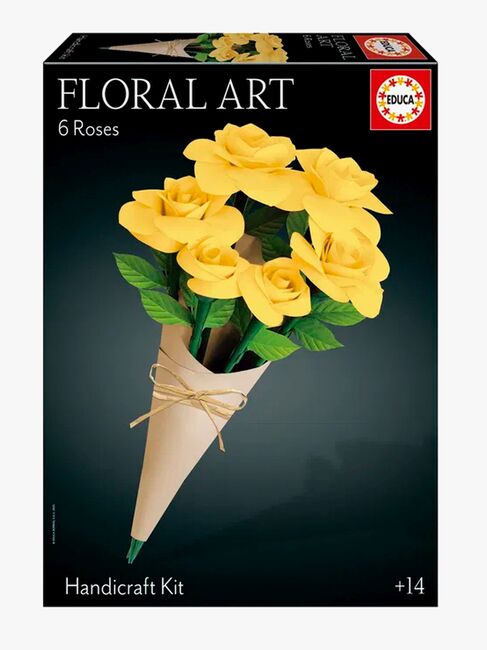 Educa Bastelset Rosen, Gelb