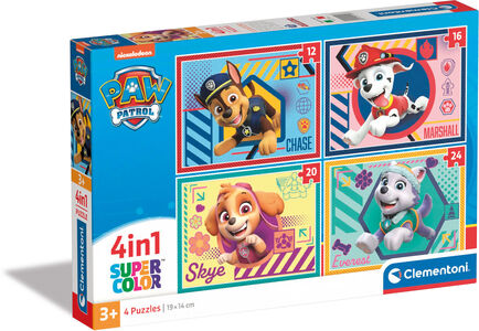 Clementoni Paw Patrol Puzzles 4-in-1