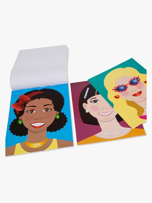 Melissa & Doug Make-a-Face Stickerbuch