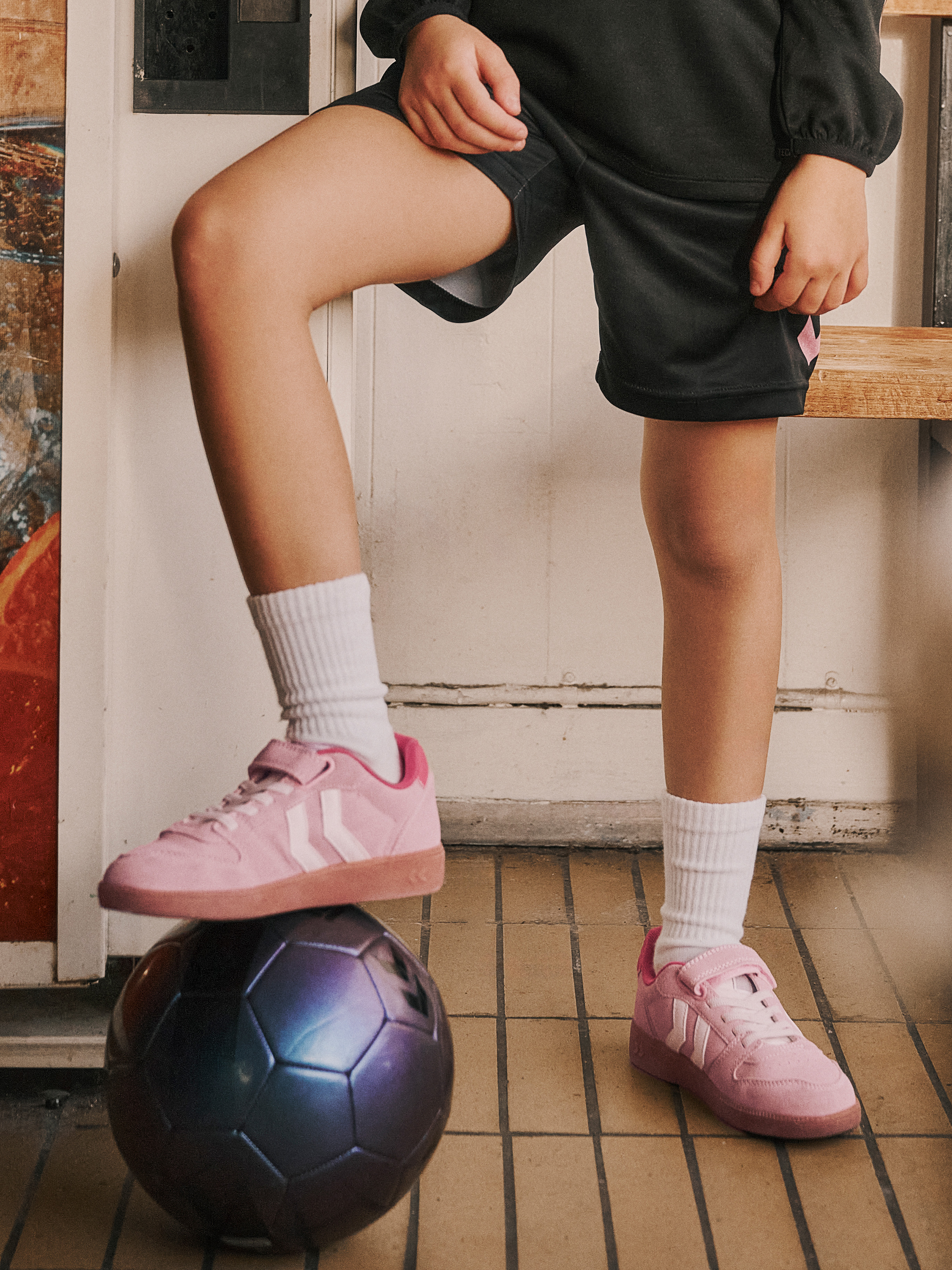 Hummel Handball Perfect CL Jr Kinder Sneaker, Roseate Spoonbill, 38, Kinderschuhe