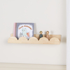 Alice & Fox Dune Wandregal, Natural Wood