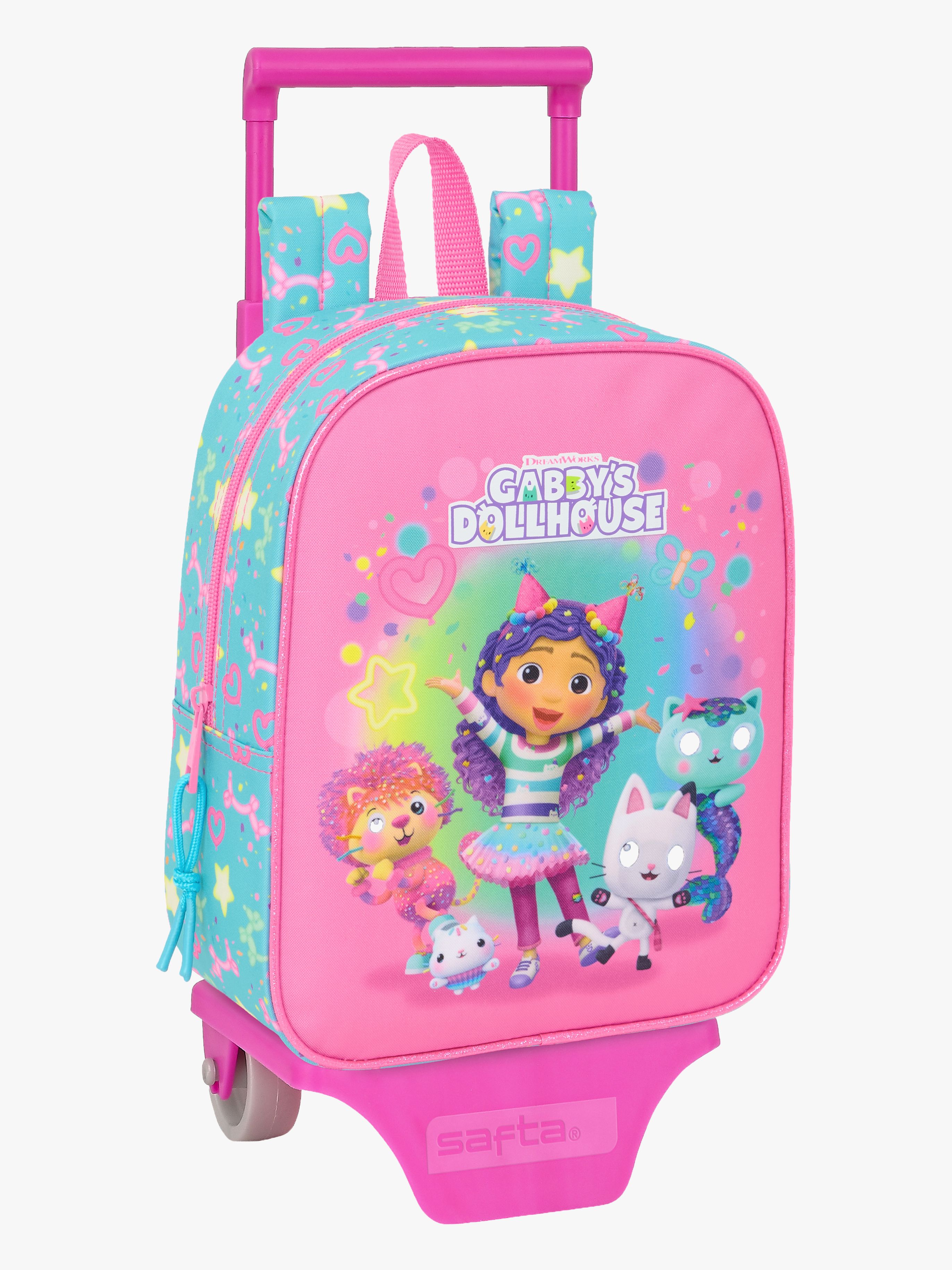 Gabby's Dollhouse Mini Trolley Reisekoffer 6L, Confetti