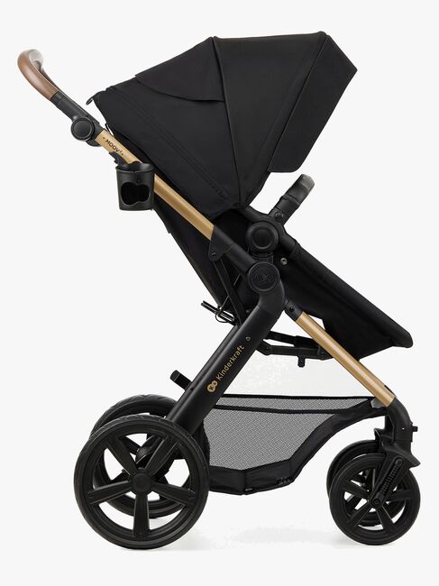 Kinderkraft MOOV 2 4-in-1 Kombikinderwagen, Pure Black