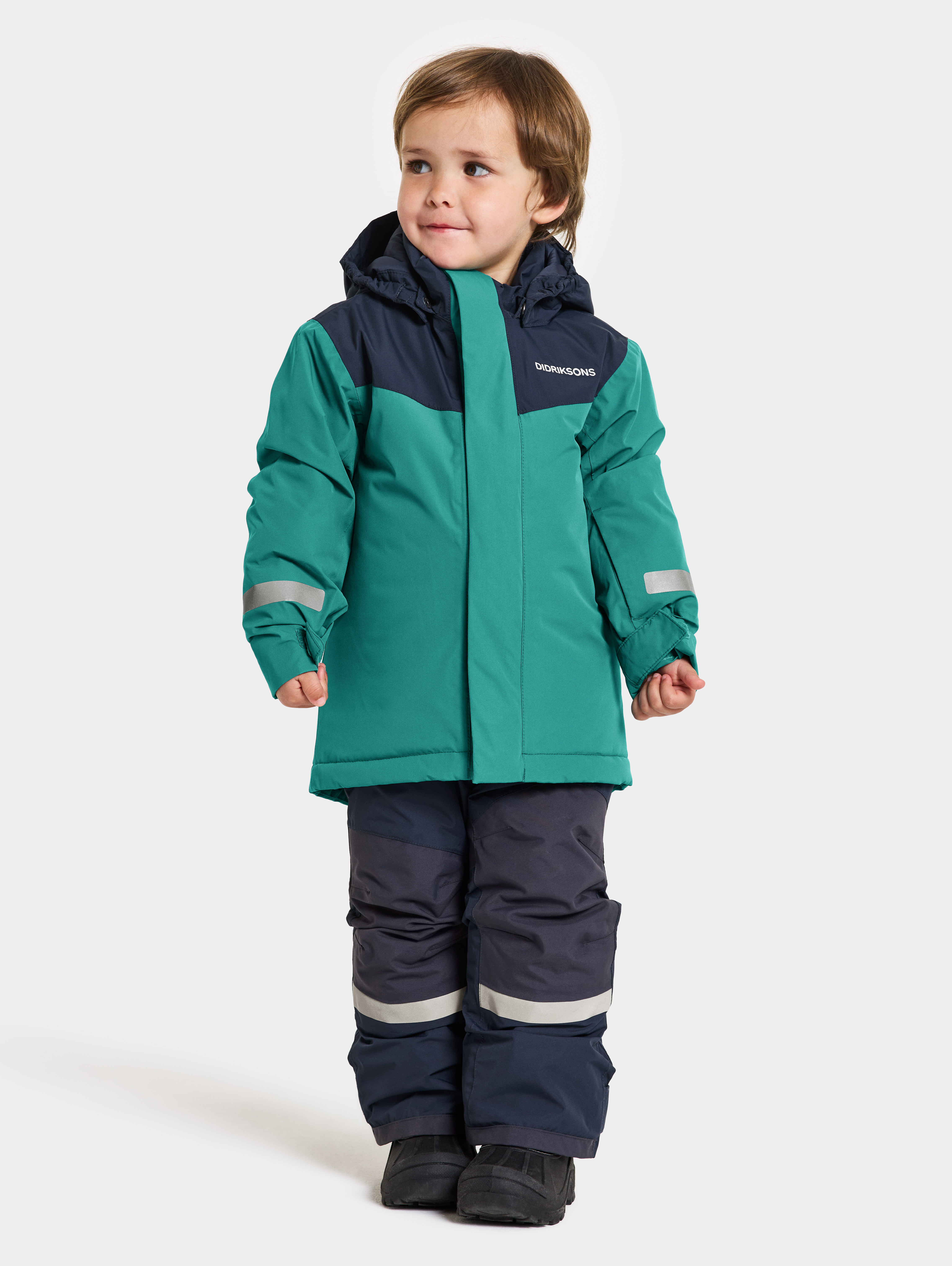 Didriksons Skare Skianzug, Petrol Green, 80