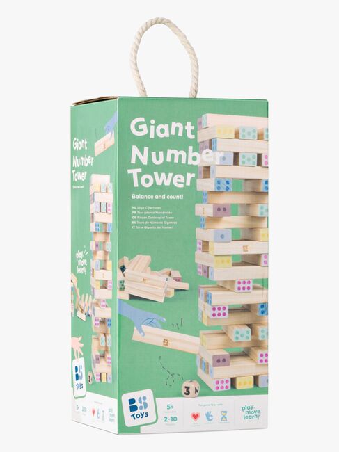 BS Toys Giant Number Tower Spiel