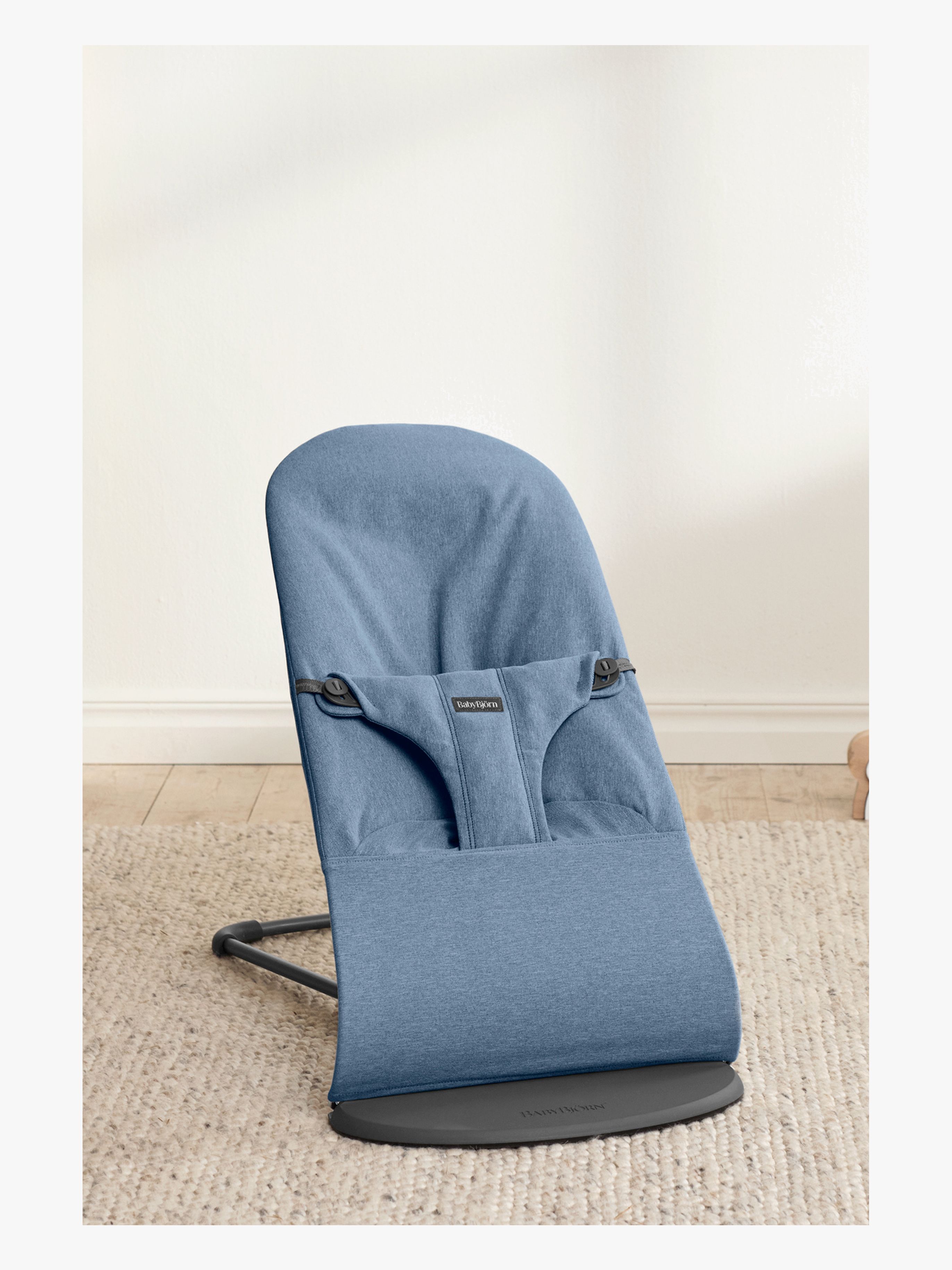 Bliss Babywippe Gewebt Mélange, Blau
