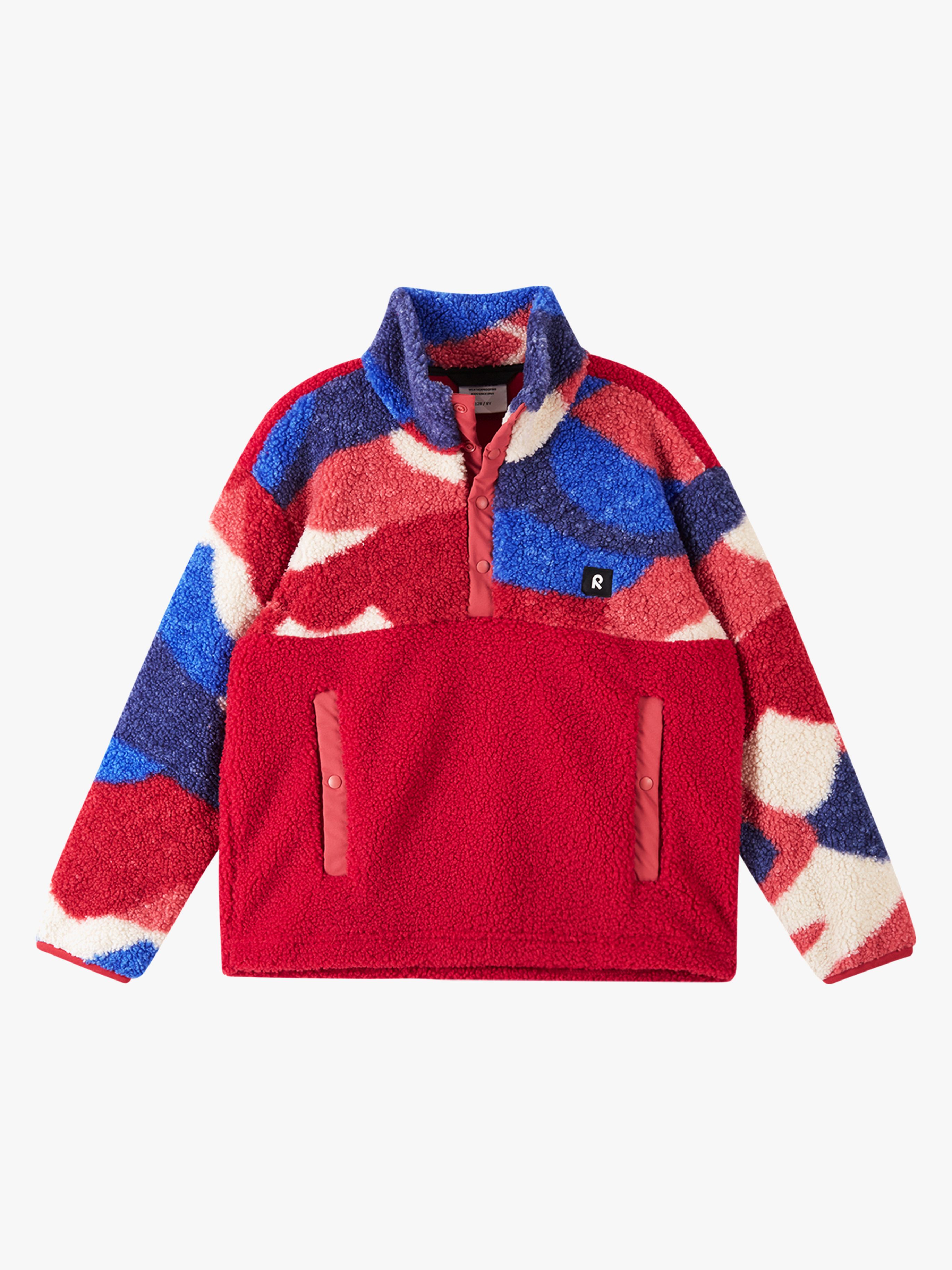 Muhku Teddyfleece-Pulli, Cranberry, 110