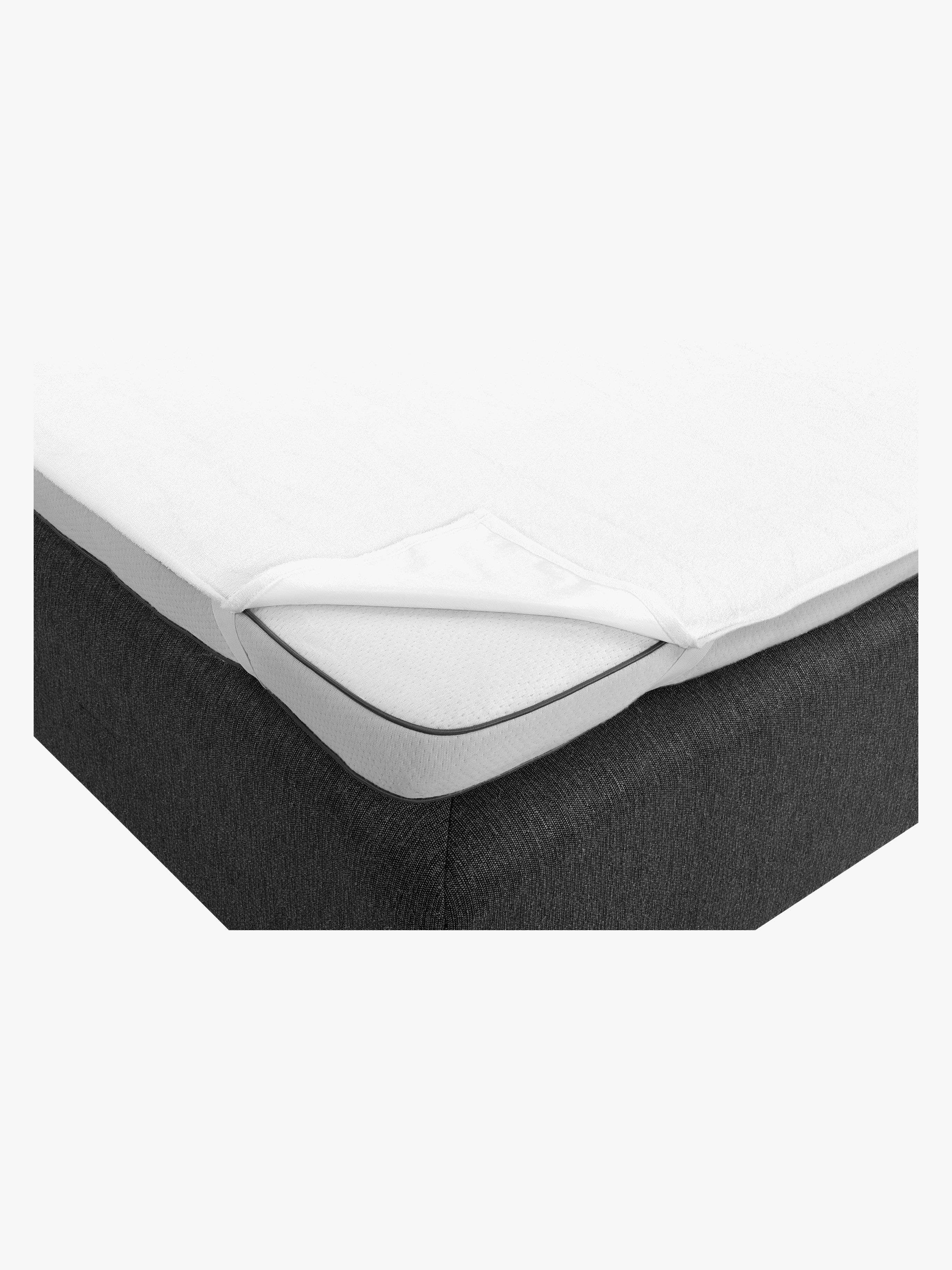 Borganäs of Sweden Laken Kunststoffbeschichteter Frottee 180 x 200 cm, Weiß