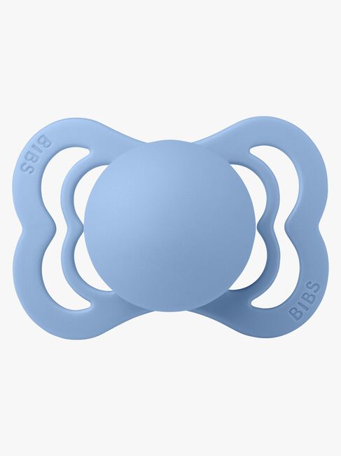 BIBS Supreme Schnuller Silikon Gr. 1, Sky Blue