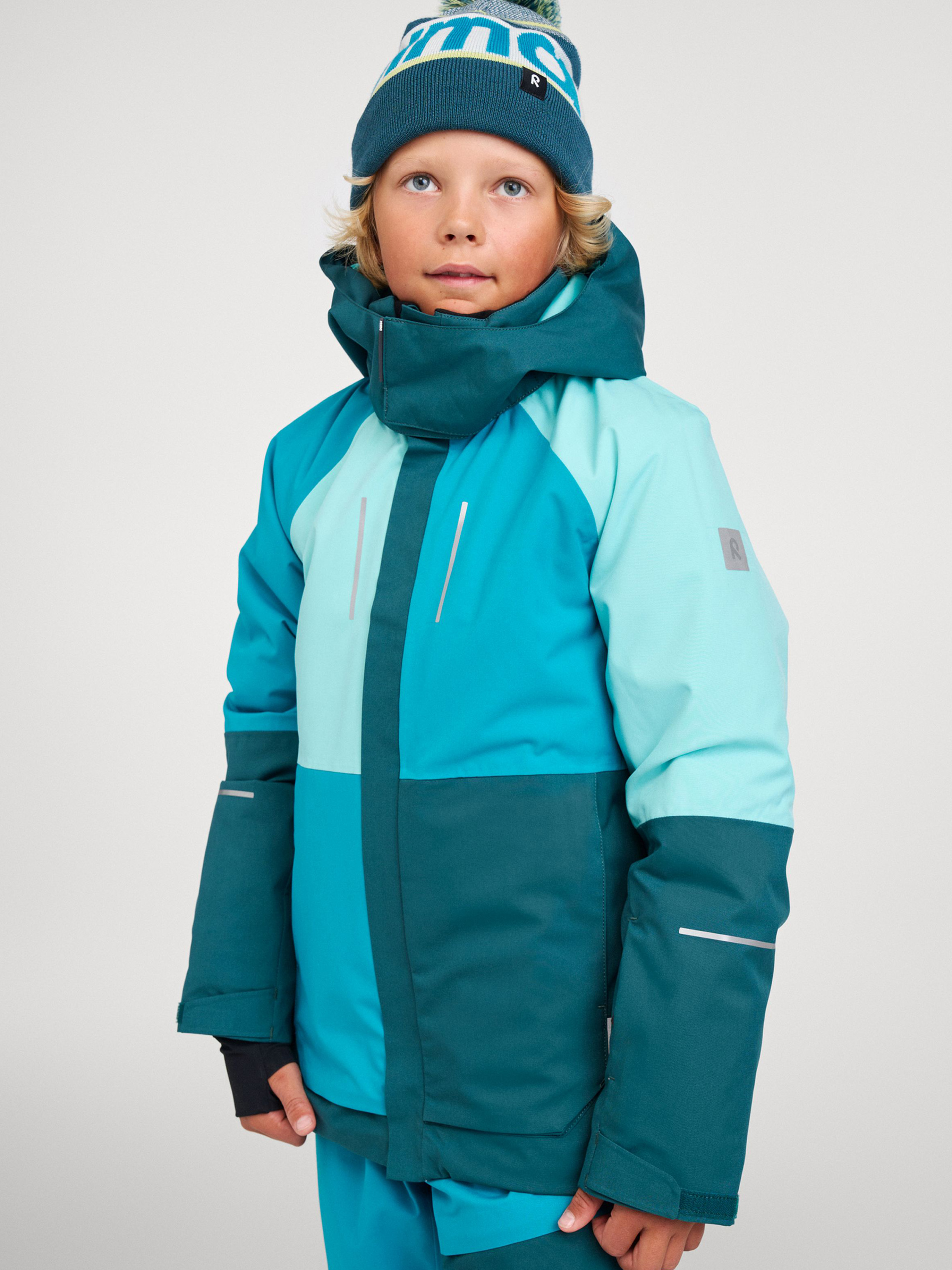 Reima Iitto Skijacke, Dark Teal, 122