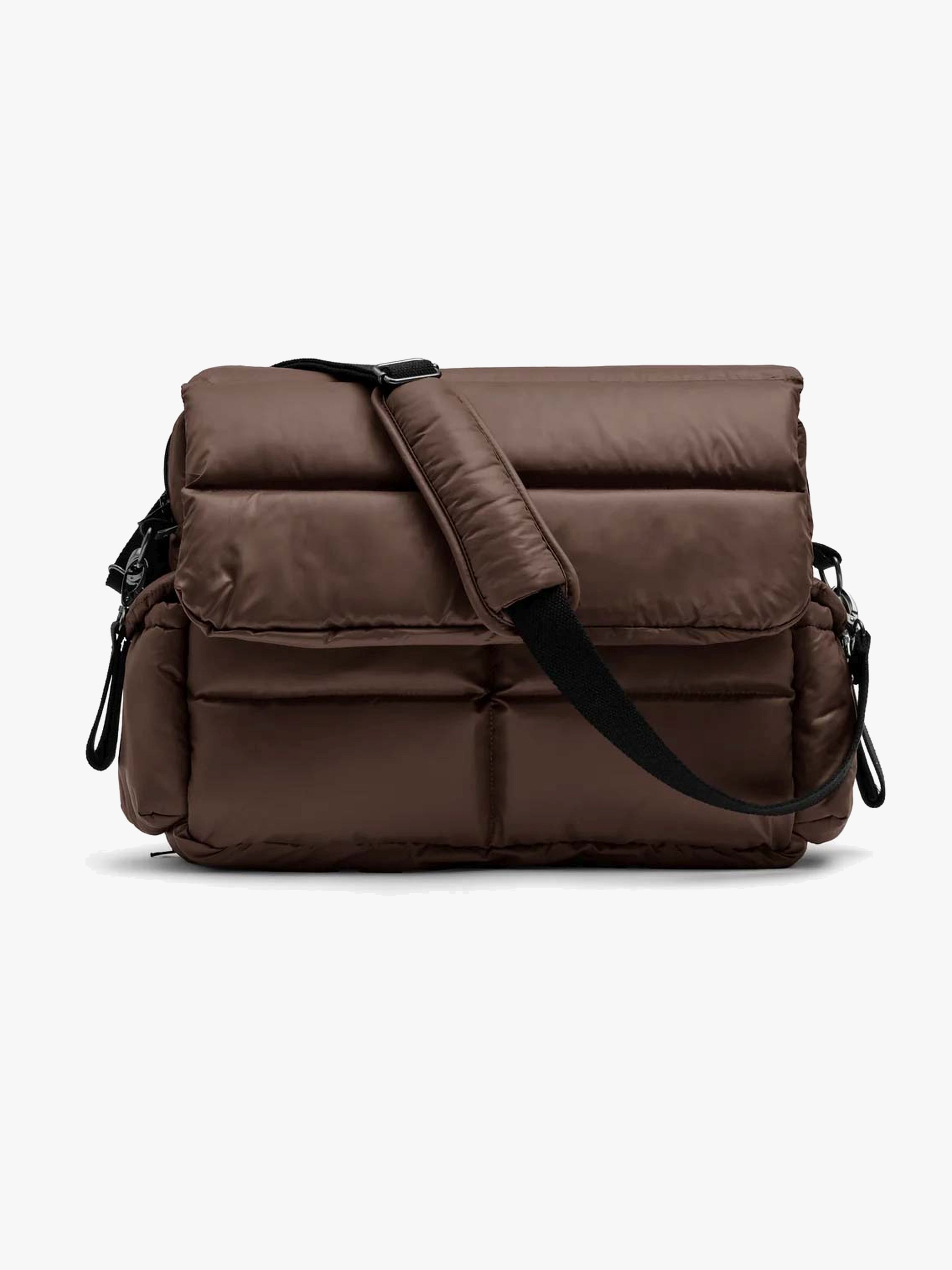 KONG.WALTHER Wickeltasche, Puffer Chocolate Brown