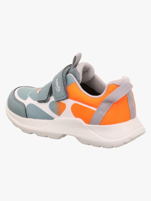 Superfit Rush WP Sneaker, Light Green/Orange