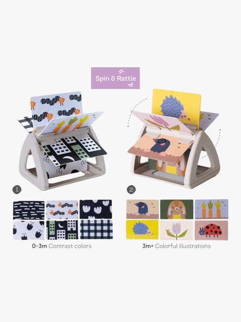 TAF Toys  Tummy Time Spinning Aktivitätsspielzeug Buch