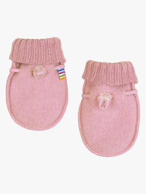 Joha Fäustlinge Merinowolle, Old Rose