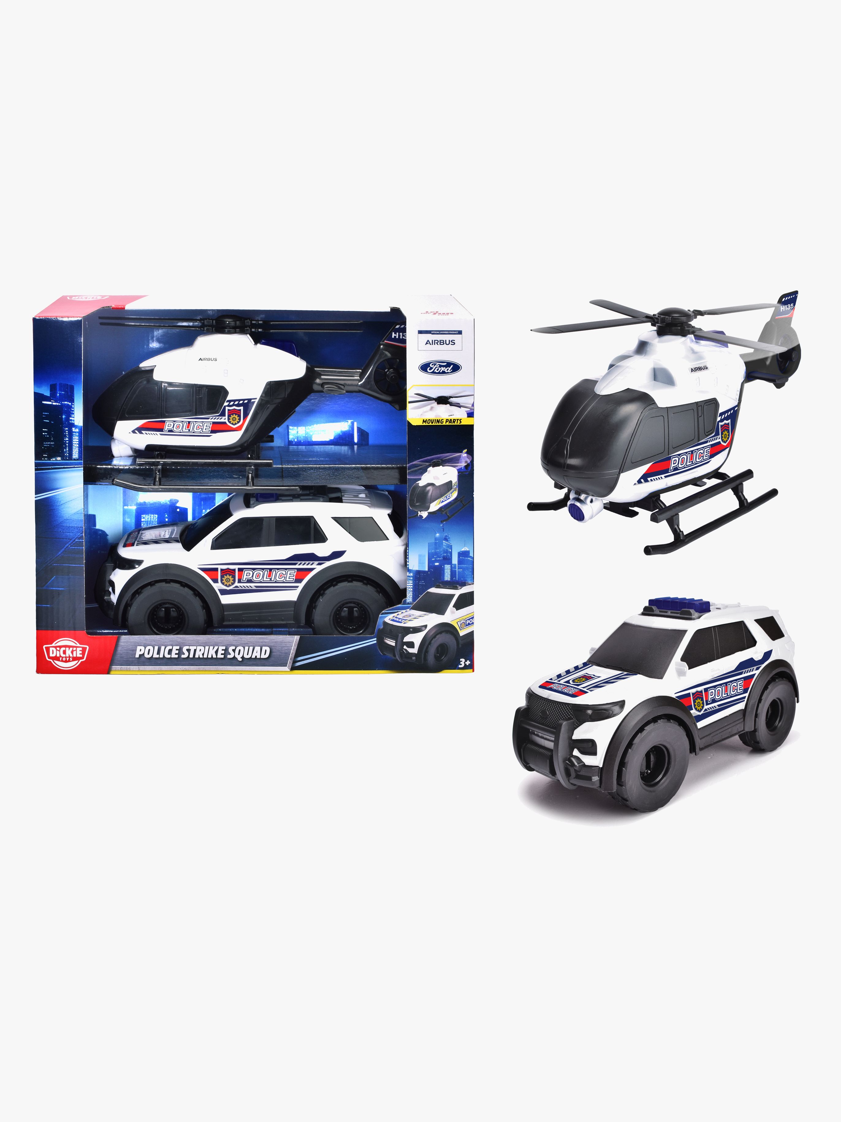 Dickie Toys Autoset Polizei Strike Squad